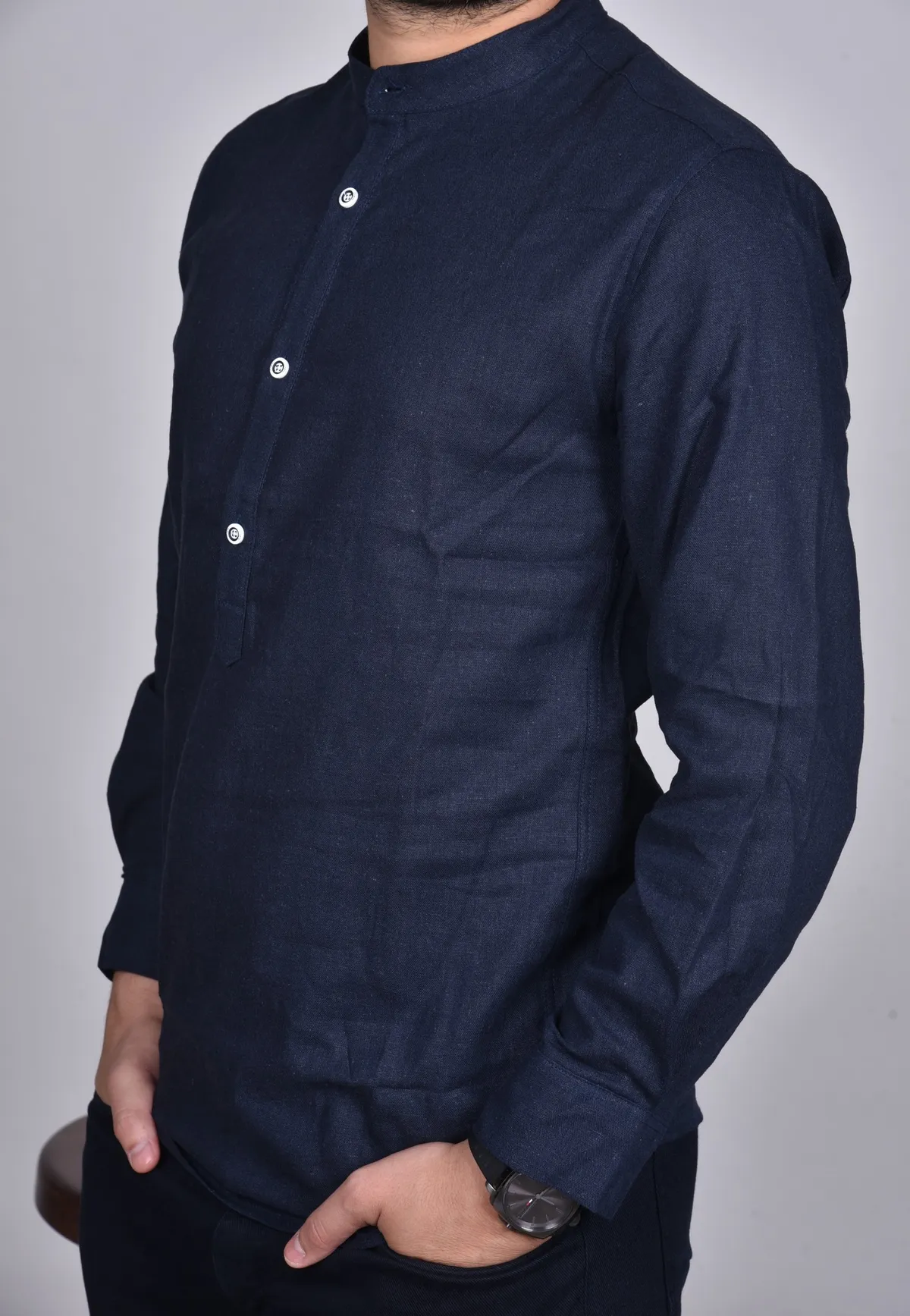 Chemise Oxford Bleu